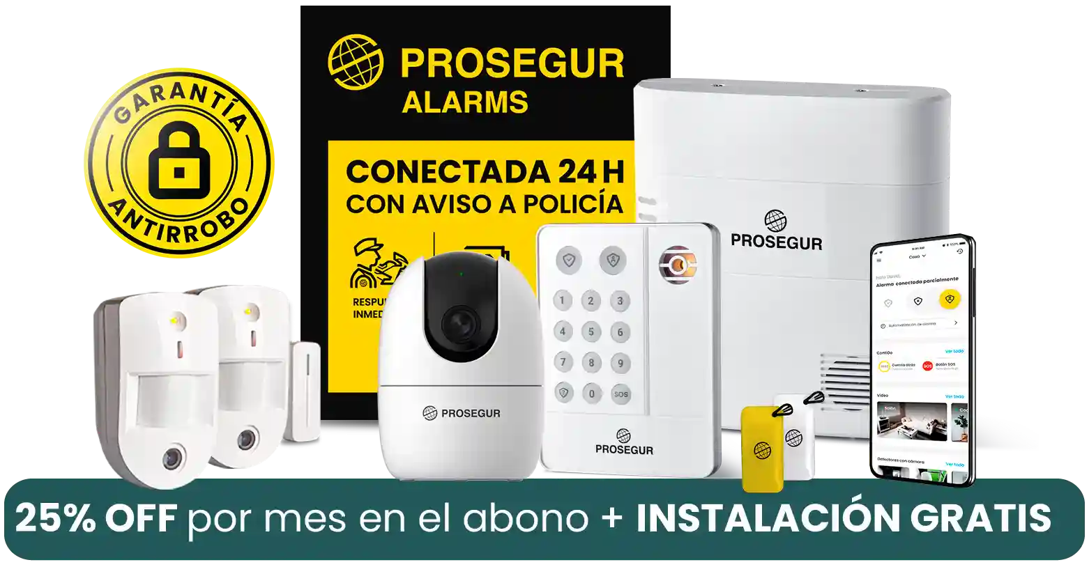 Kit Alarmas Prosegur Uruguay