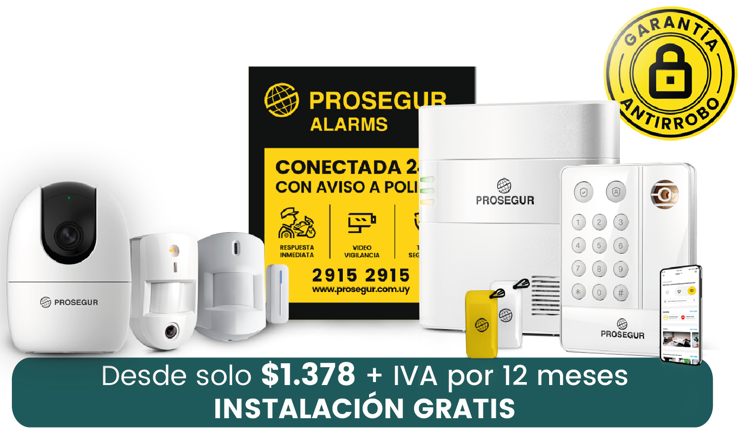 Kit Prosegur Alarmas Uruguay