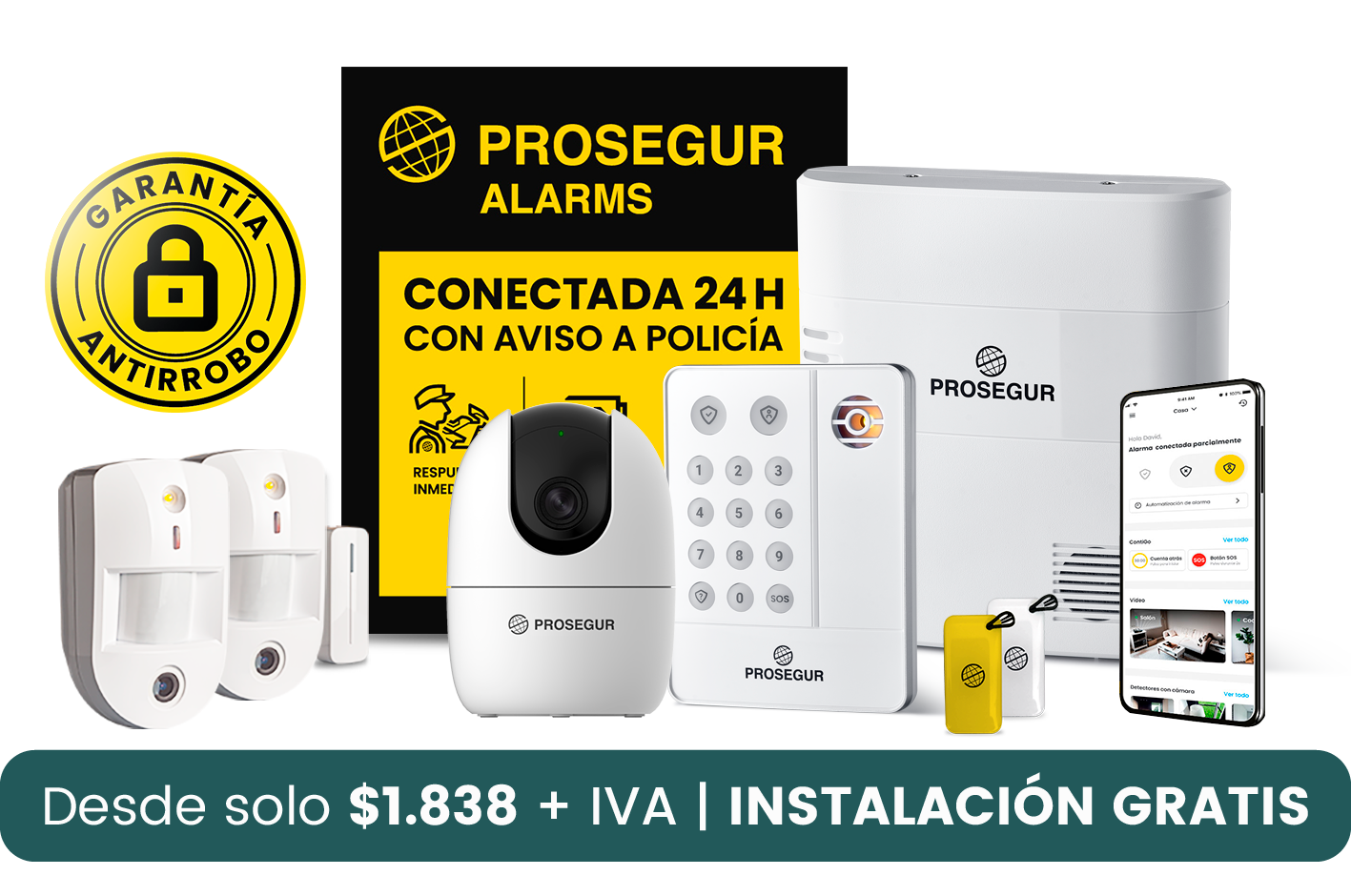Kit Prosegur Alarmas Uruguay