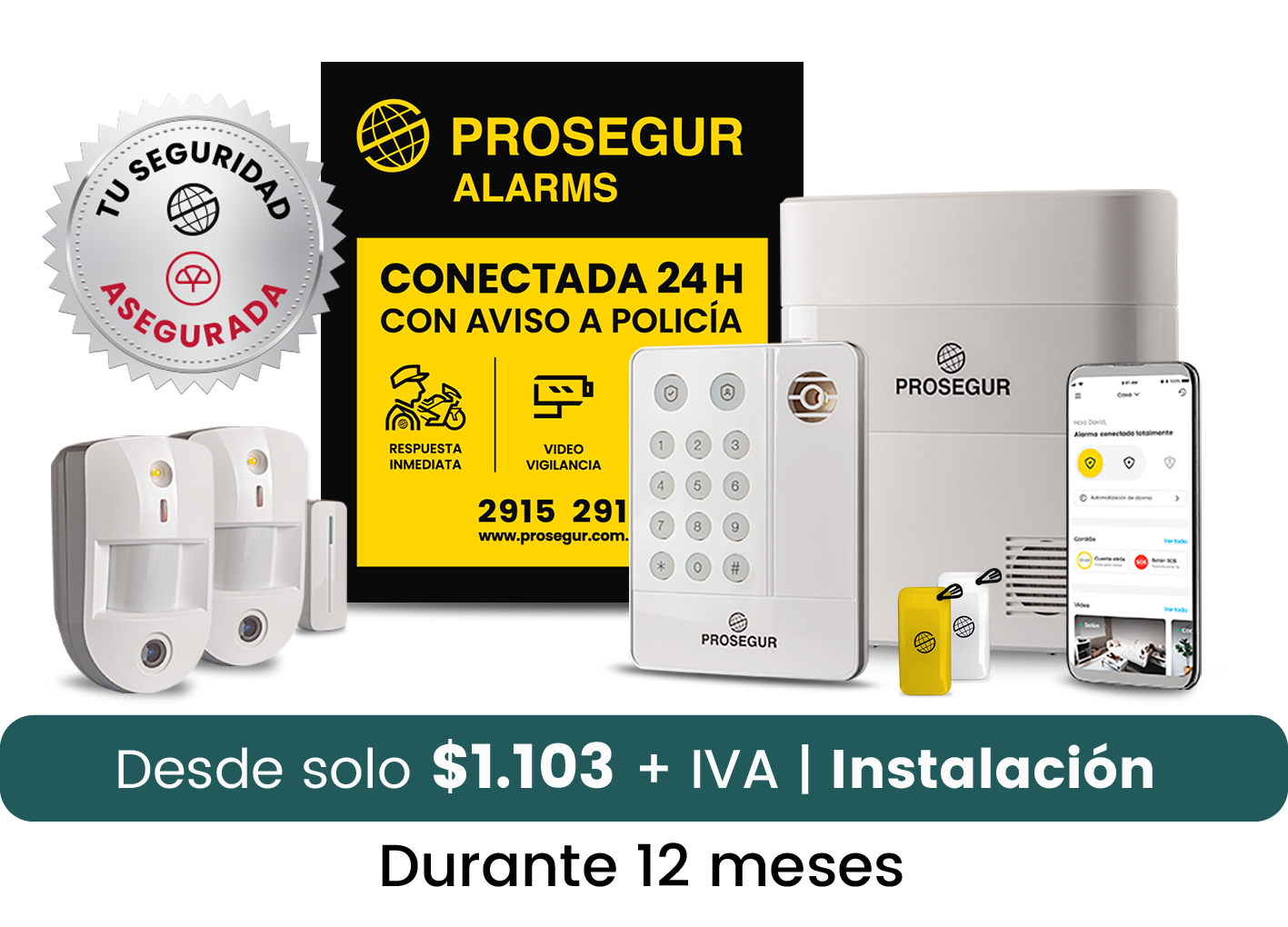 Kit Prosegur Alarmas Uruguay